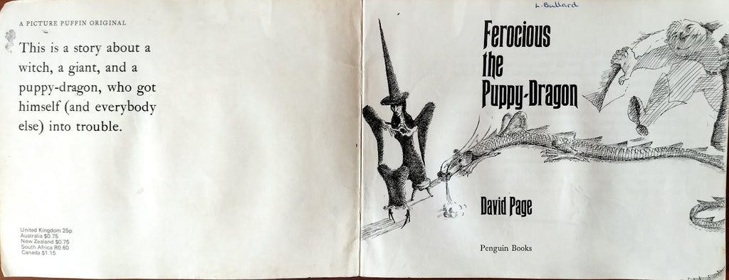 Ferocious the Puppy-Dragon by David Page