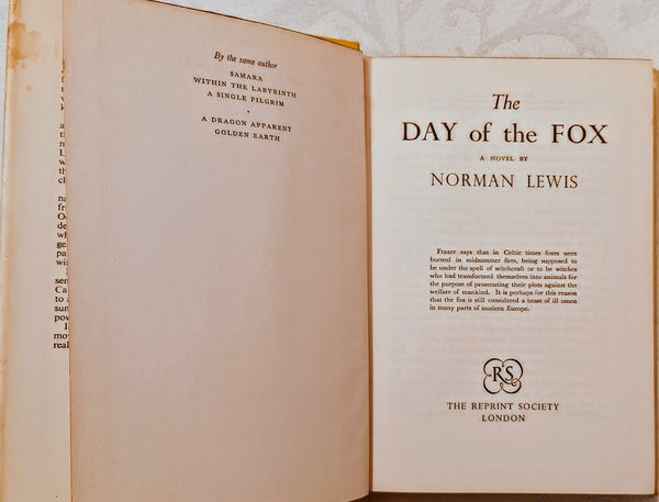 The Day of the Fox by Norman Lewis