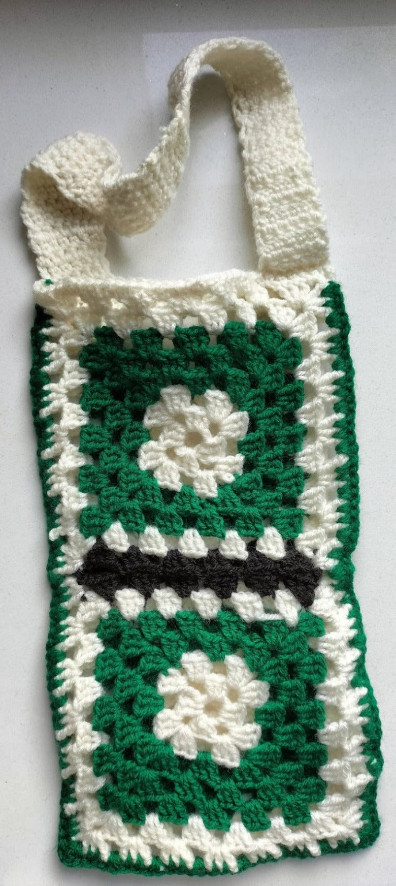 Crochet Book Bag - Green