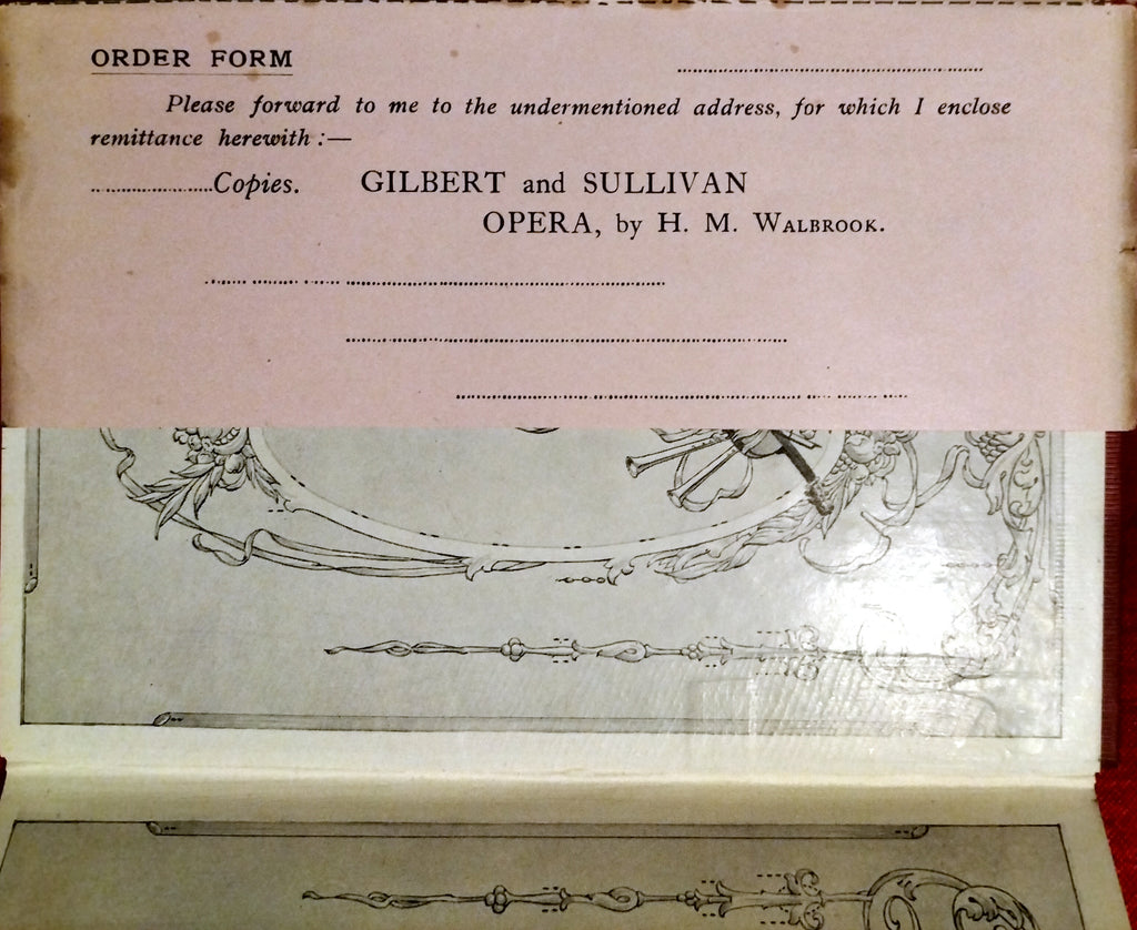 Gilbert & Sullivan Opera - A History And A Comment by 
H.M. Walbrook