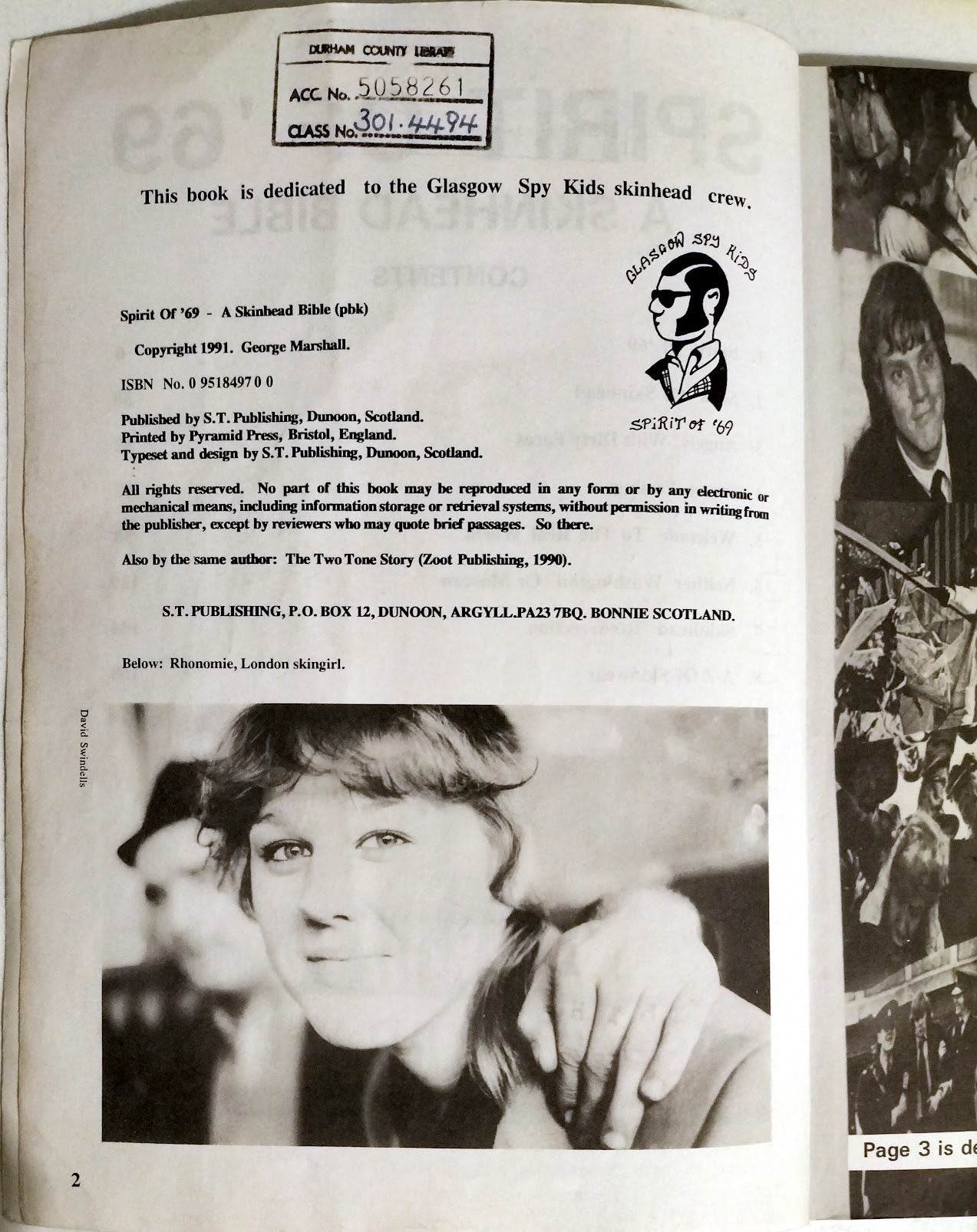 Spirit of 69 A Skinhead Bible by George Marshall