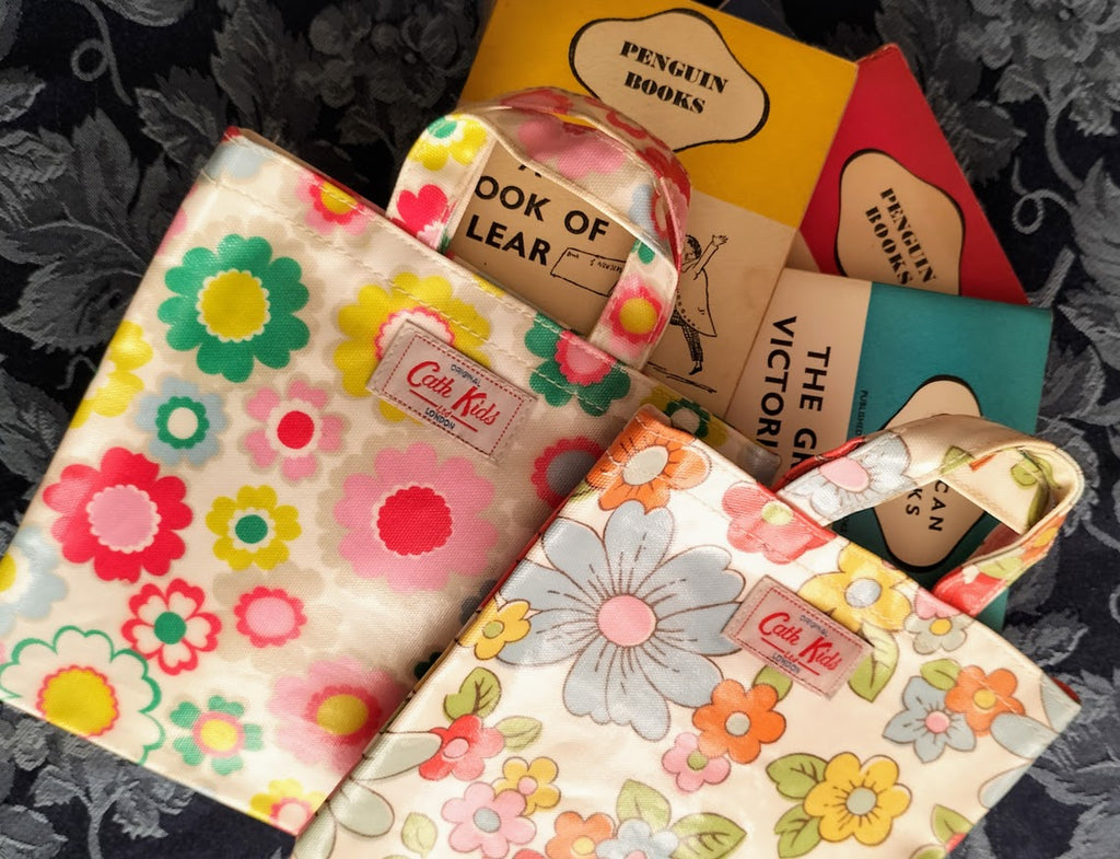 Book bag - flowery design