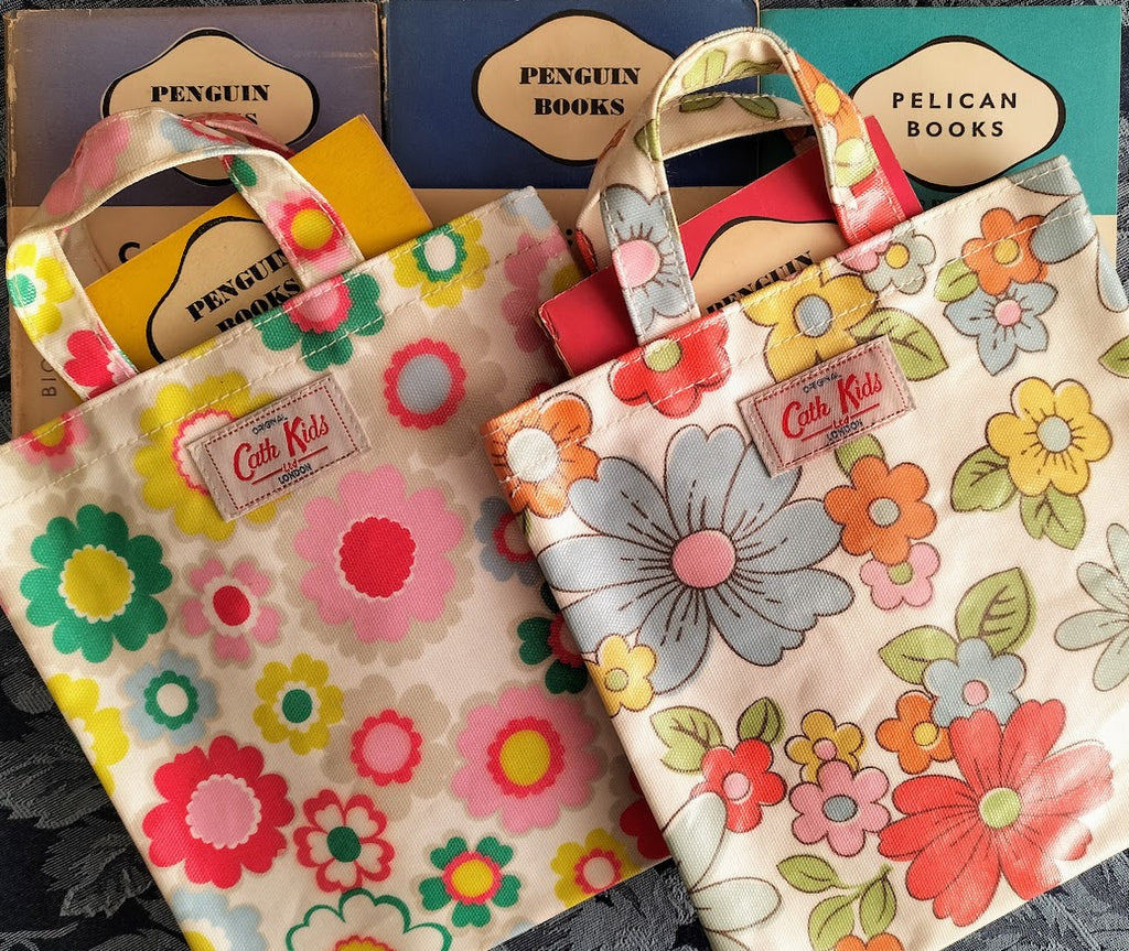 Book bag - flowery design
