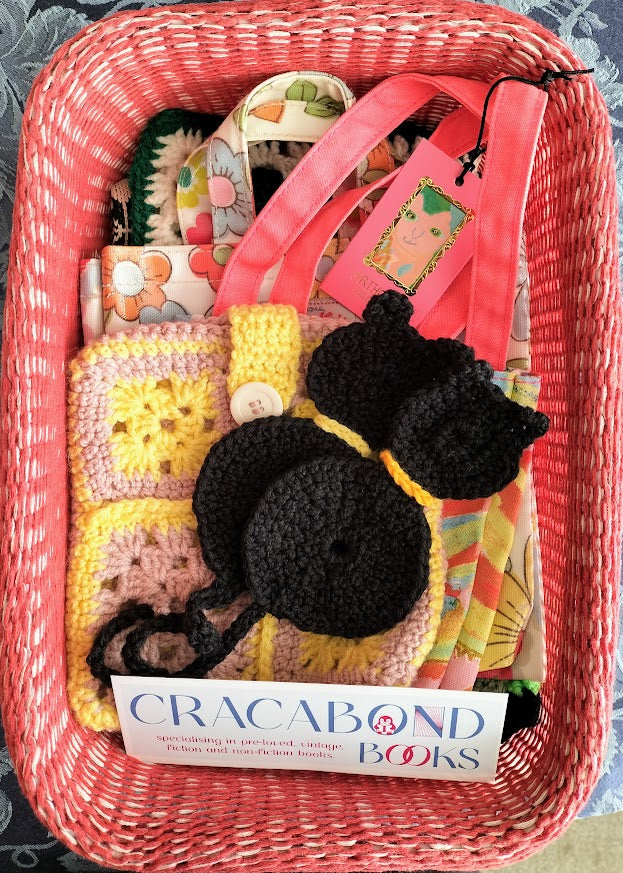 Black Cat crocheted bookmark