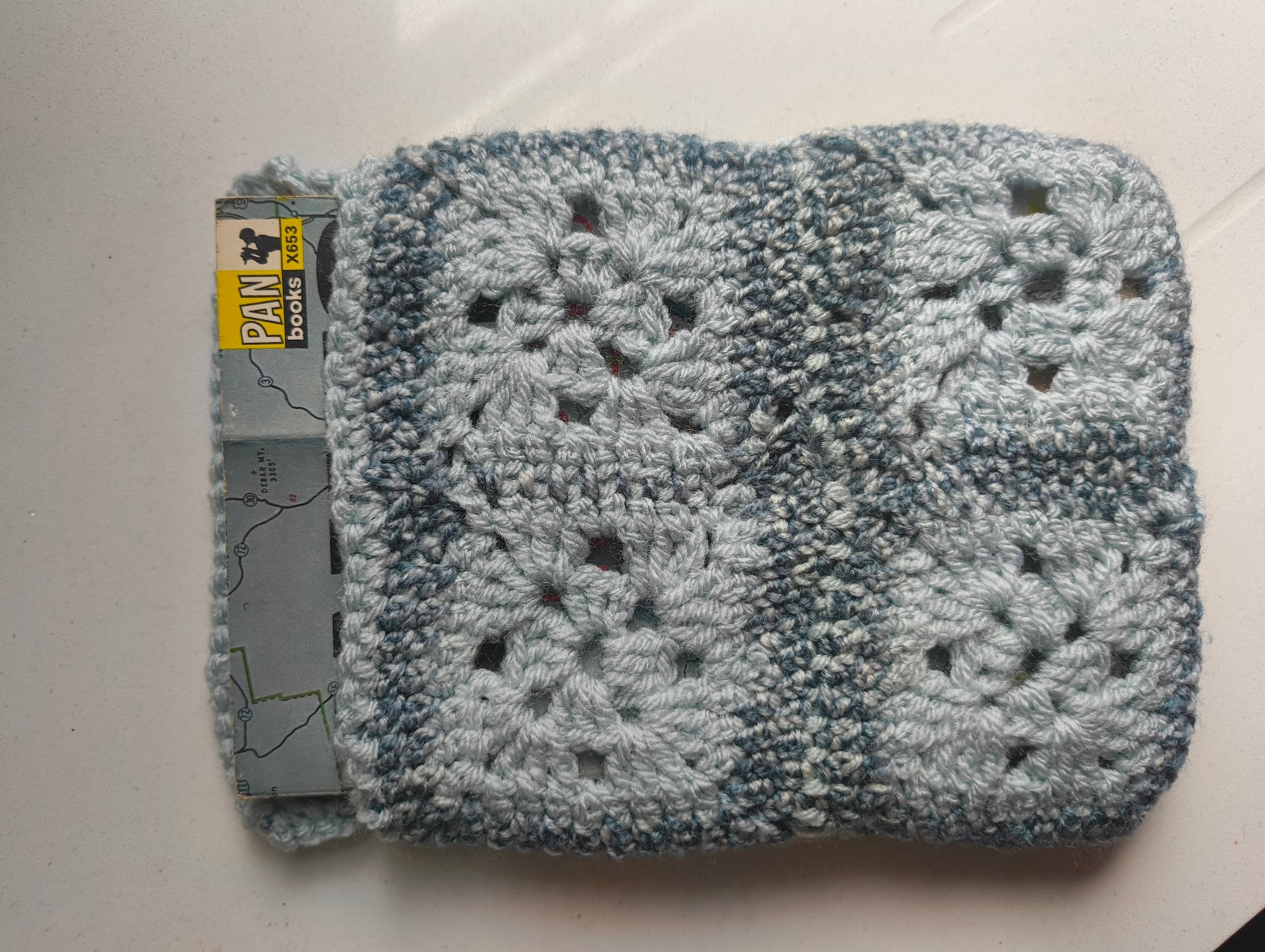 Crochet Book Cover (kindle / vintage paperback size)