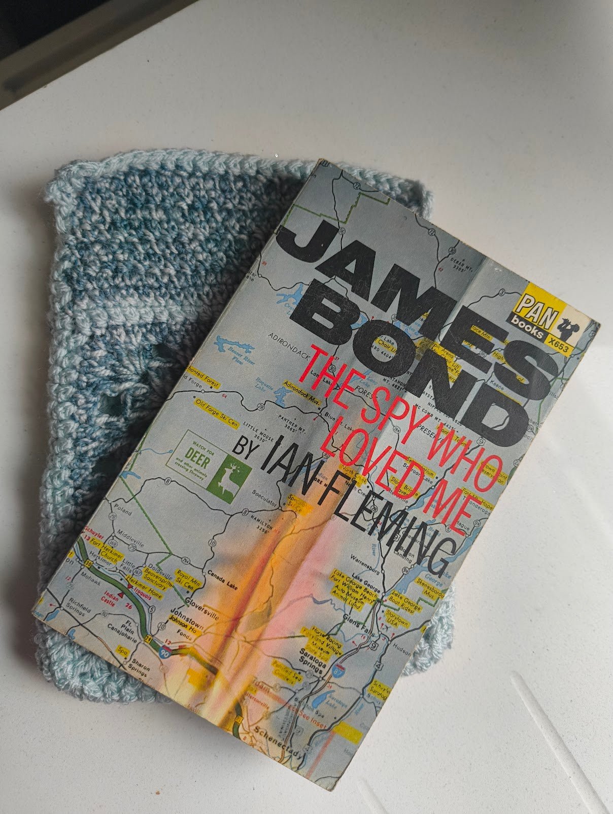 Crochet Book Cover (kindle / vintage paperback size)