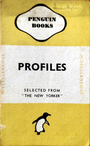 Profiles - selected from "The New Yorker"