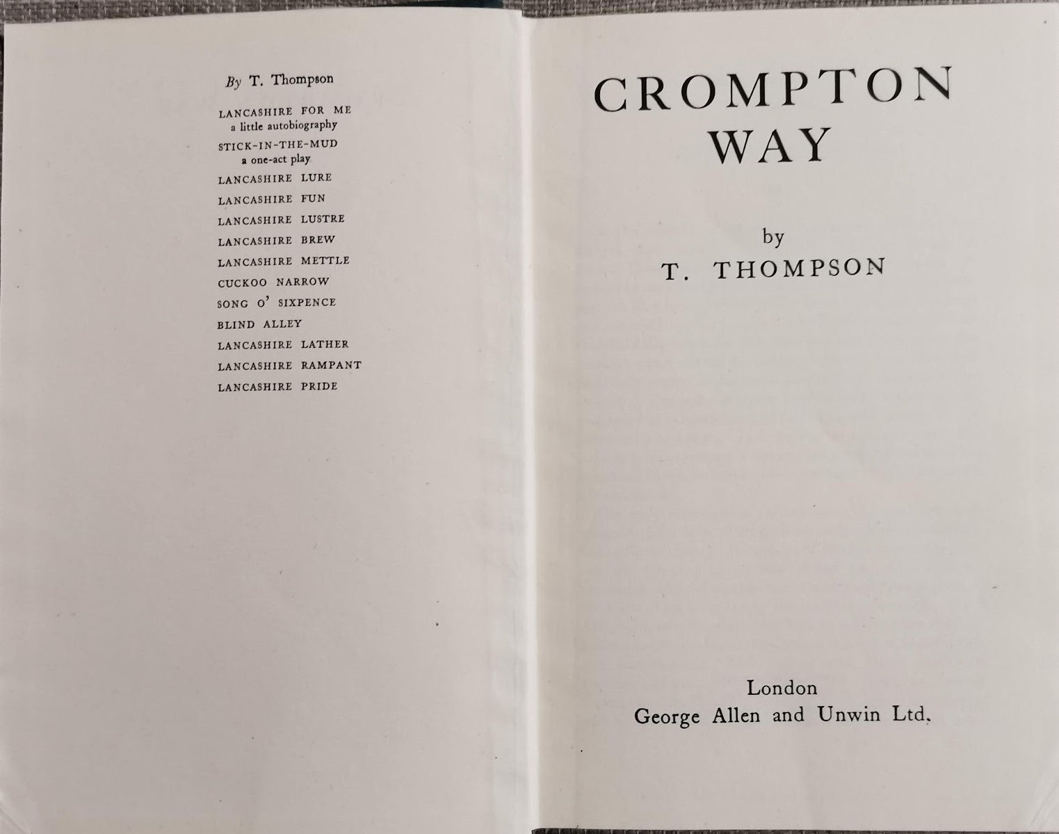 Crompton Way by T. Thompson