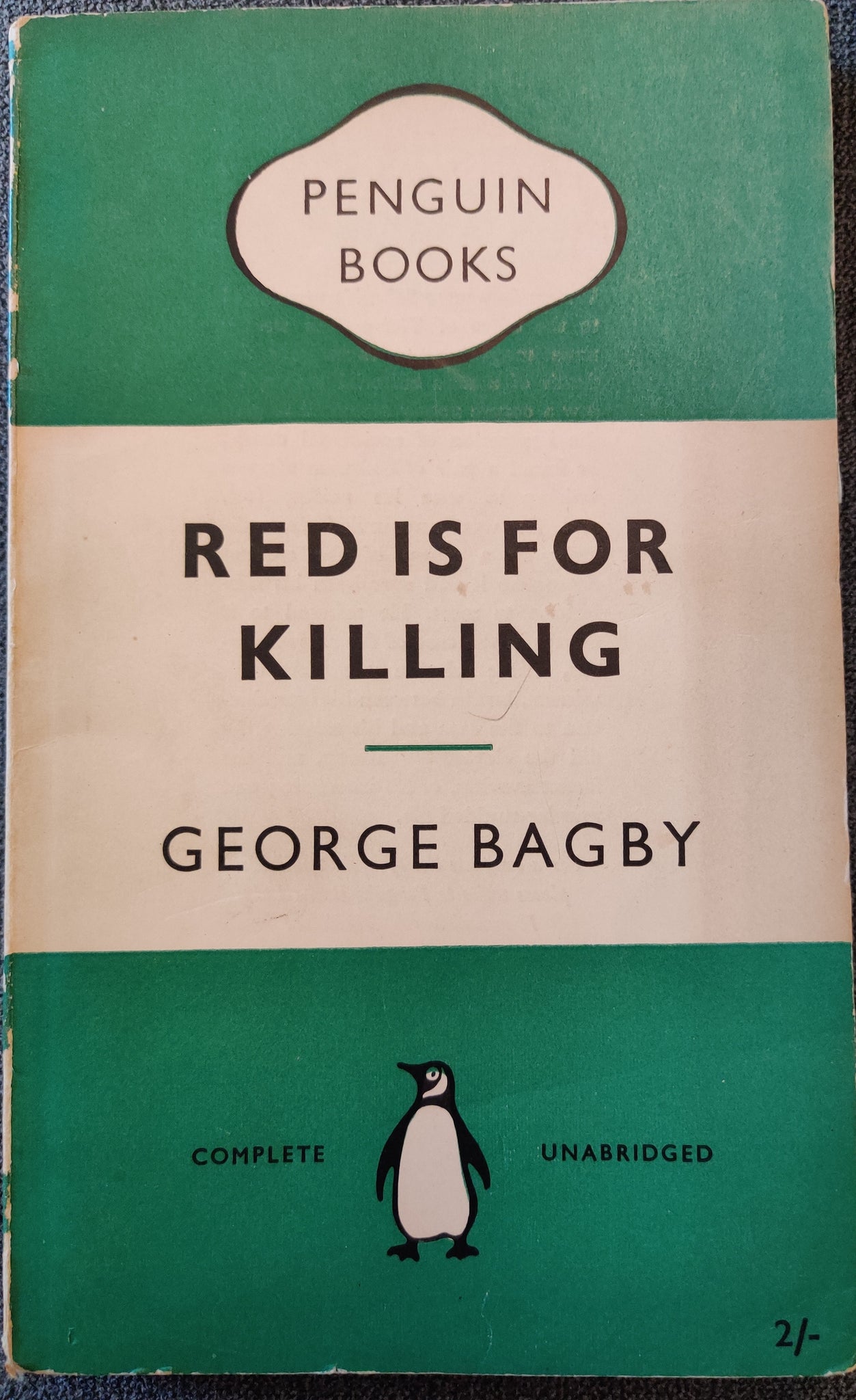 Red Is For Killing by George Bagby